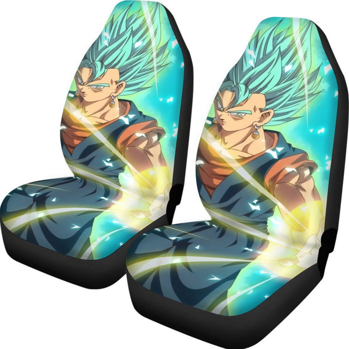 Dragon Ball Vegito Blue Super Saiyan Big Bang Flash Car Seat Cover