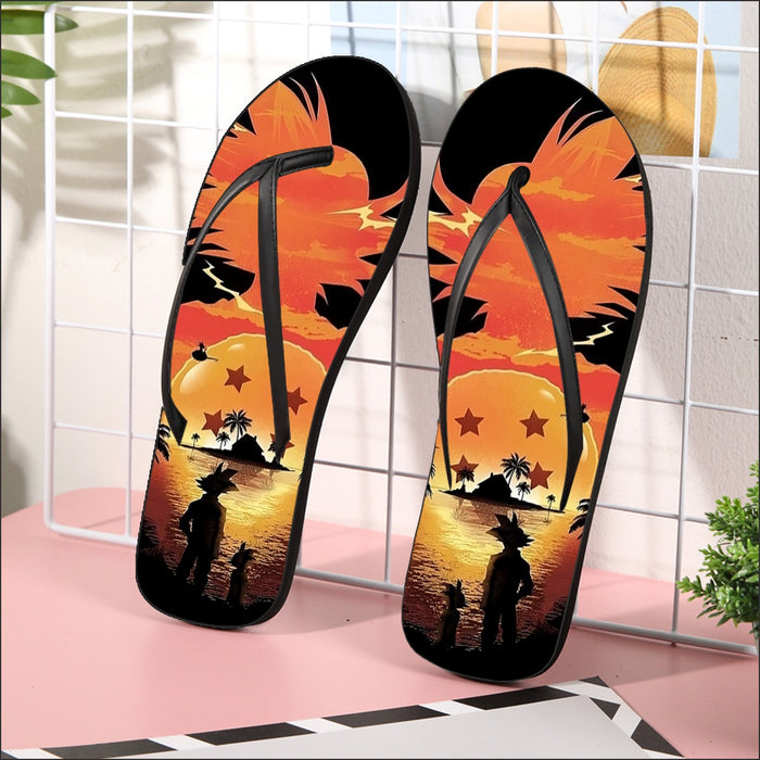 Four Star Dragon Ball Flip Flops