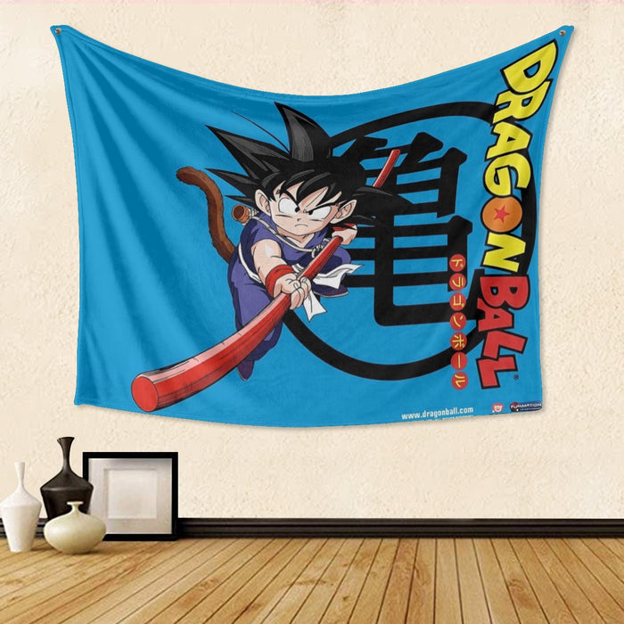 Young Goku Tapestry