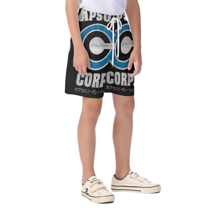 Capsule Corp Baseball Kid's Beach Shorts