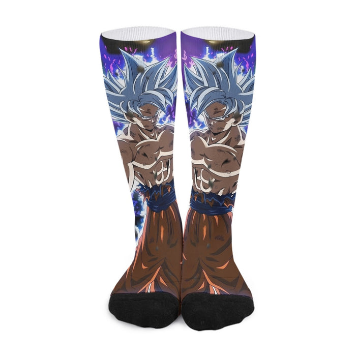 Dragon Ball Goku Ultra Instinct Power Up Vibrant 3D Socks