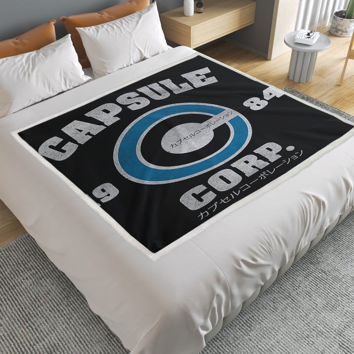 Capsule Corp Baseball Household Warm Blanket