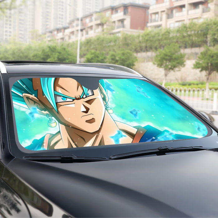 Dragon Ball Super Vegito Blue Super Saiyan Cool 3D Windshield Sunshade