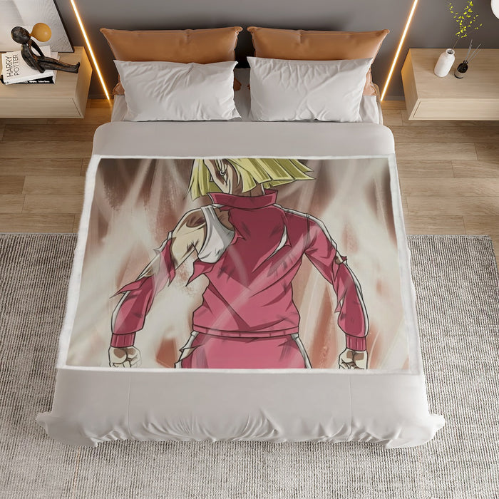 Dragon Ball Android 18 Ultra Instinct Epic Streetwear Household Warm Blanket