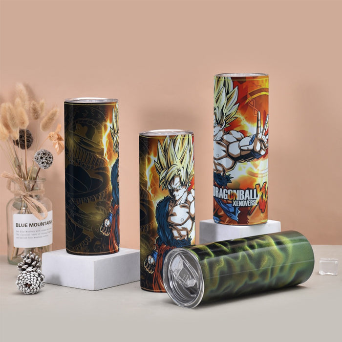 Dragon Ball Xenoverse Tumbler with twinkle surface