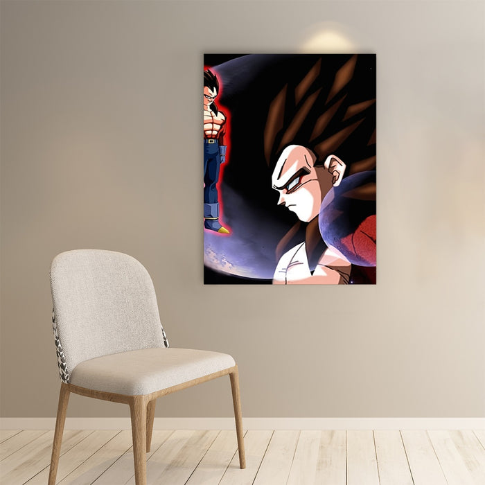 Dragon Ball Super Vegeta 4 Cool Crescent Moon Universe Paper poster