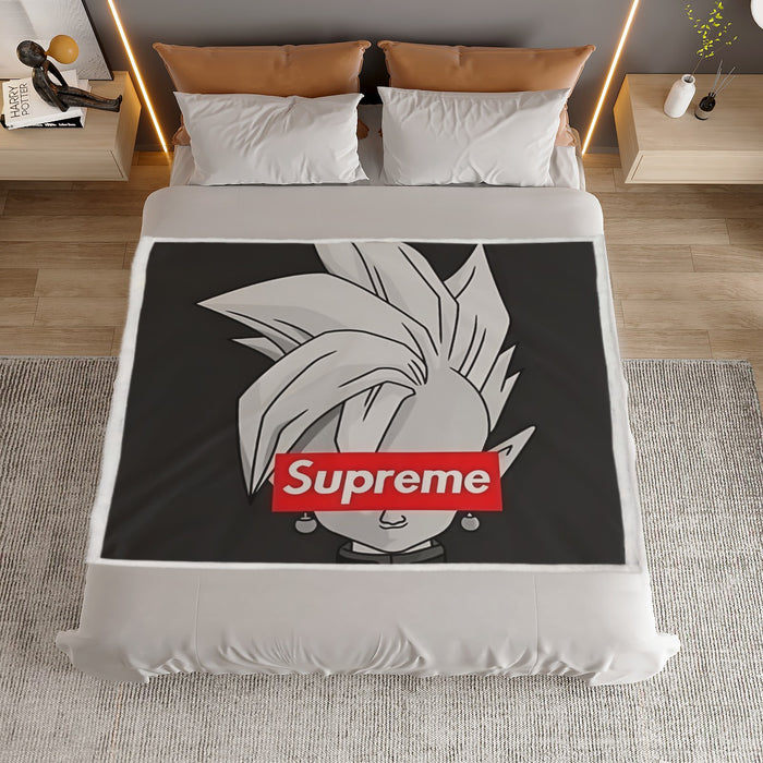 DBZ Zamasu Supreme Kai Logo Creative Black Edition Household Warm Blanket