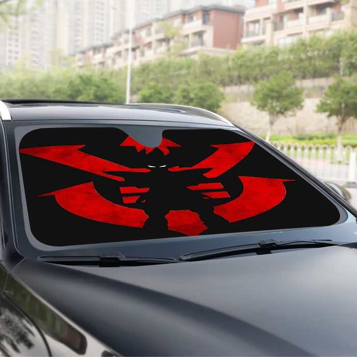 Dragon Ball Z Vegeta Shadow Cool Red Vegeta Symbol Windshield Sunshade