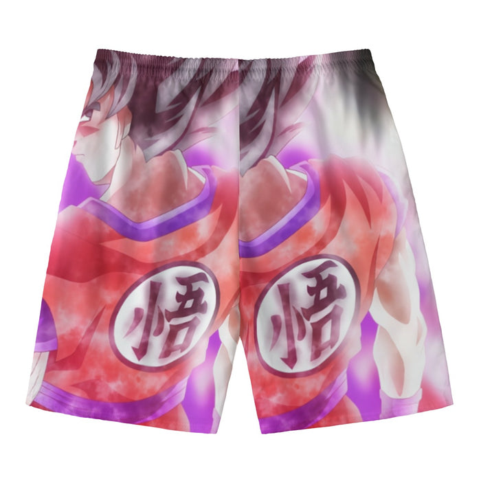 Dragon Ball Angry Son Goku Unique Style Full Print Beach Pants