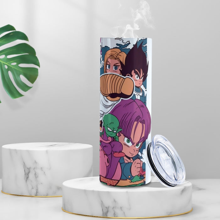 Kid Versions Of Dragon Ball Z Characters Tumbler with twinkle surface