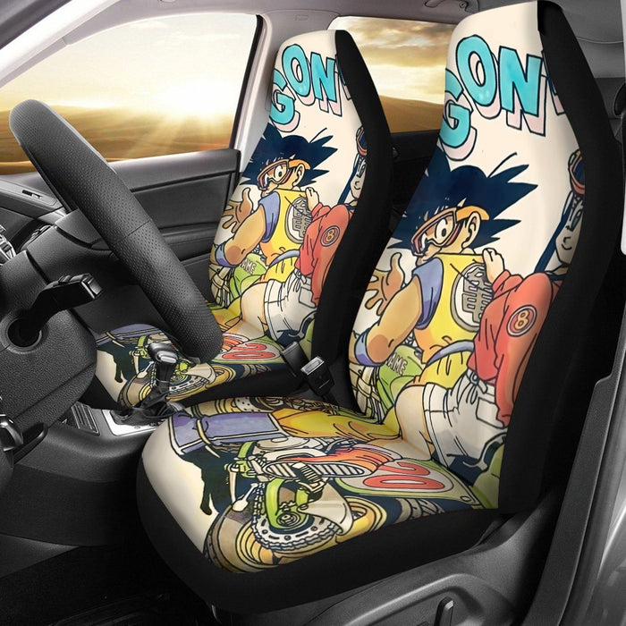 DBZ Goku Chi Chi Biker Motorbike Glasses Cool Design Streetwear Car Seat Cover