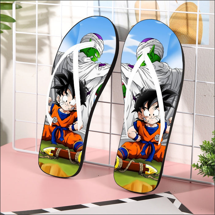 Dragon Ball Amazing Master Piccolo Train Strong Kid Gohan Flip Flops