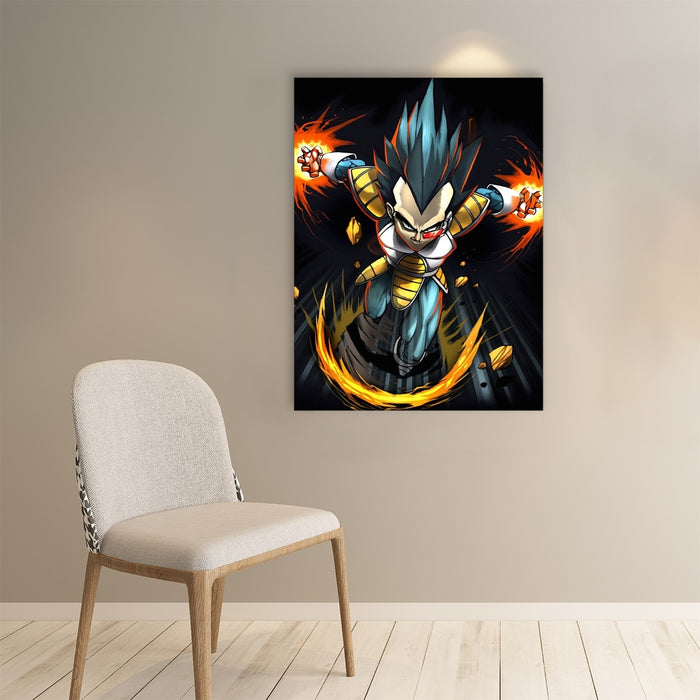 Dragon Ball Armored Vegeta Double Galick Cannon Dope Paper poster