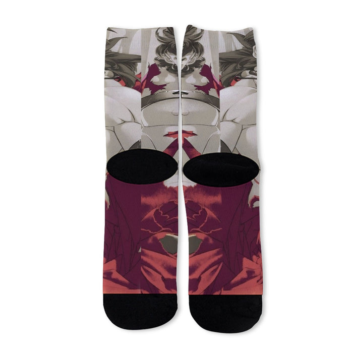 Dragon Ball Legendary Super Saiyan Broly Dope Gray Socks