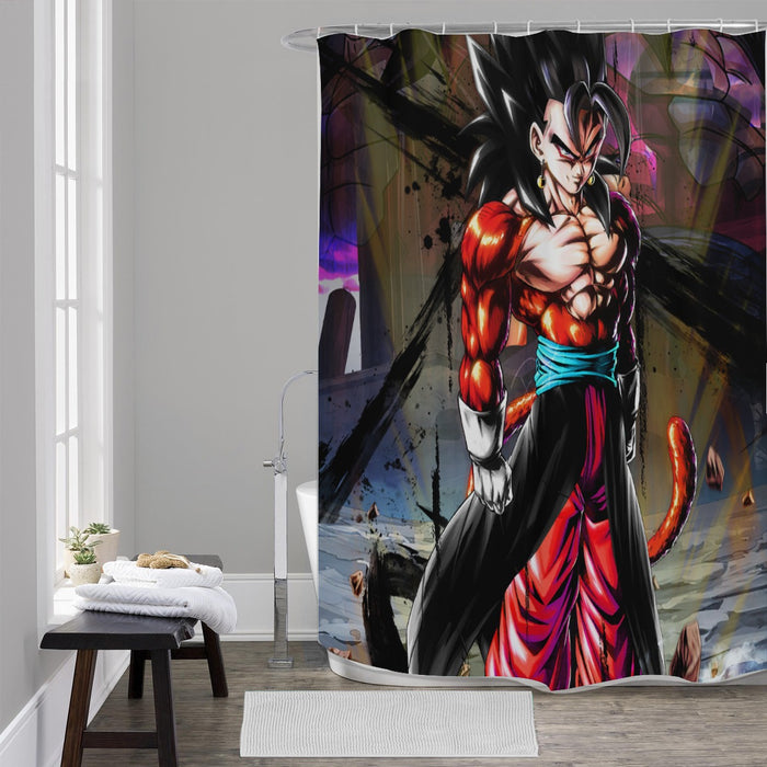 Dragon Ball Z Enter Vegito Shower Curtains