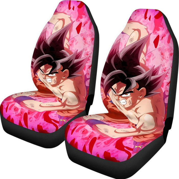 Dragon Ball Super Bruised Goku Red Kaioken Streetwear Car Seat Cover