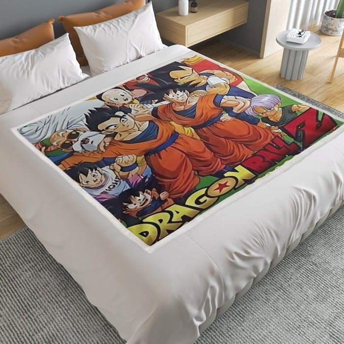 Dragon Ball Z Dragon Ball Characters Happiness Design Household Warm Blanket