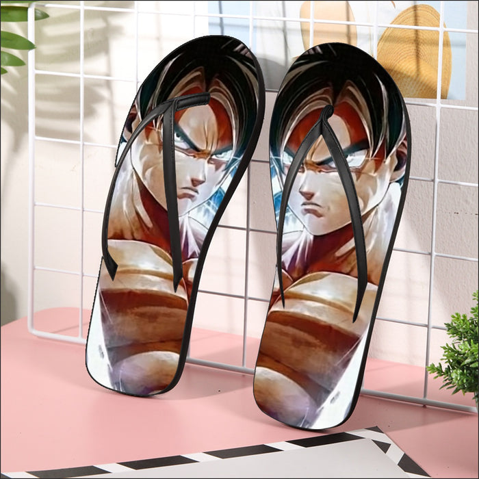 Dragon Ball Super Ultra Instinct Goku Manga Flip Flops