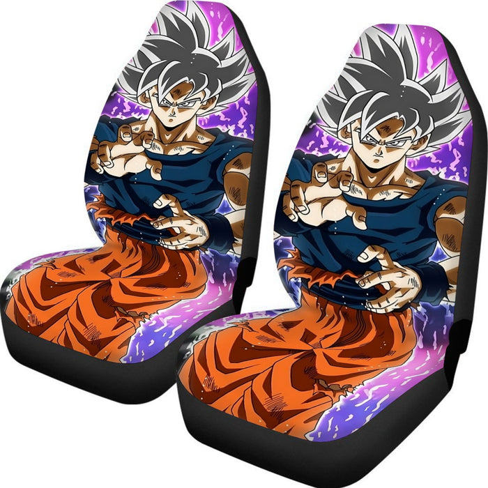 Dragon Ball Z Goku Ultra Instinct Form White Hair Car Seat Cover