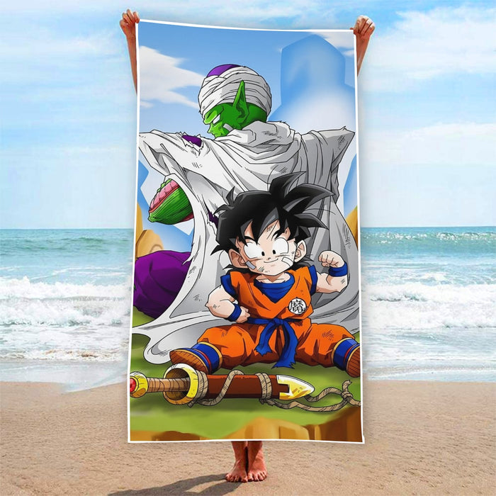 Dragon Ball Amazing Master Piccolo Train Strong Kid Gohan Beach Towel