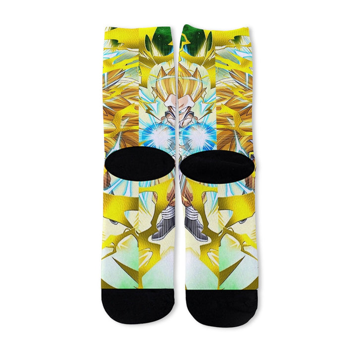 Dragon Ball Kid Goku SSJ3 Kamehameha Socks