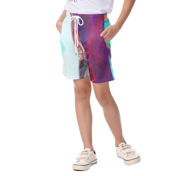 Dragon Ball Z Goku Super Saiyan God & Goku Black Kid's Beach Shorts