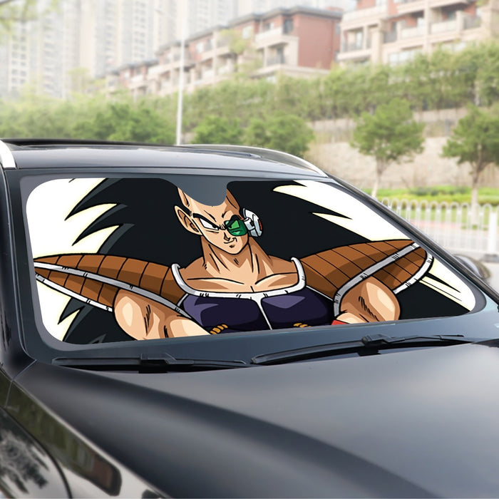 Dragon Ball Z Cool Saiyan Raditz Pride and Proud Windshield Sunshade