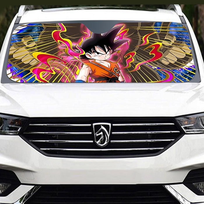 Great Ape Monkey Kid Goku Galaxy High-Quality Battle 3D Windshield Sunshade