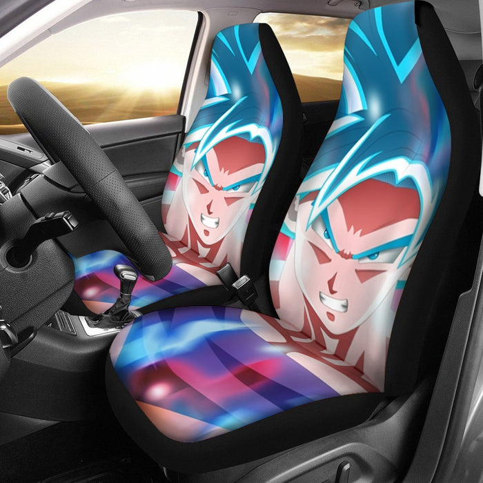 Dragon Ball Super Saiyan Blue Goku Car Seat Cover