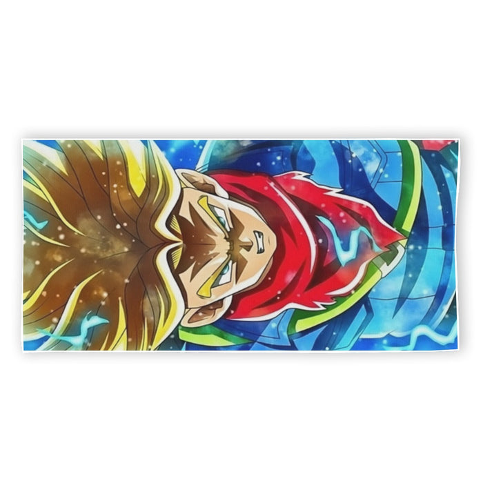 DBZ Rage Super Saiyan Trunks Portrait Unique Style Beach Towel