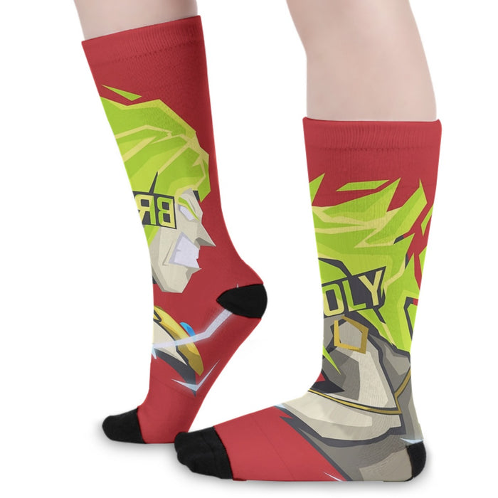 Dragon Ball Super Cool Legendary Broly Cool Vector Art Socks