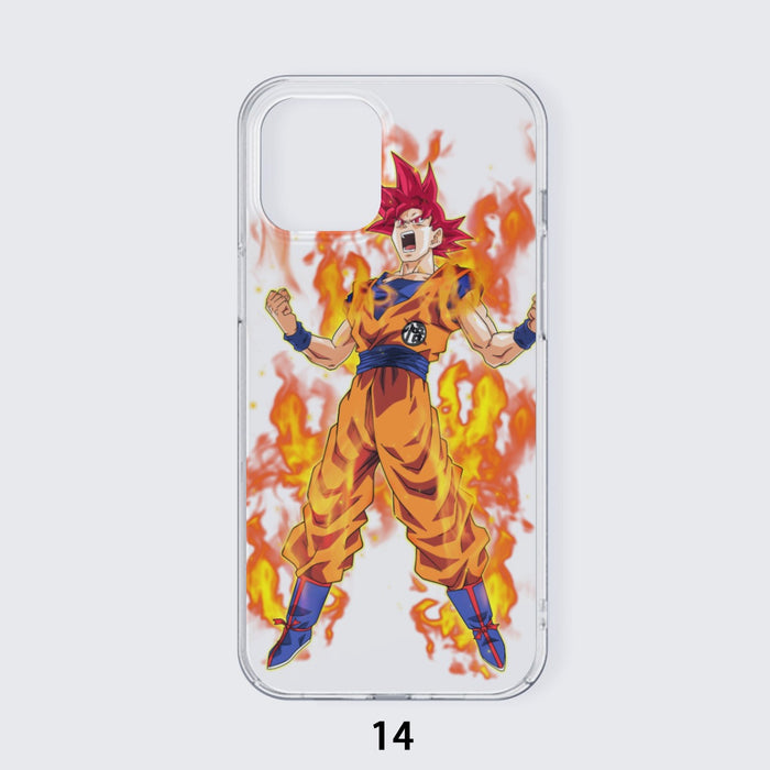 Awesome Goku Super Saiyan God Transformation DBZ iPhone 14  Case
