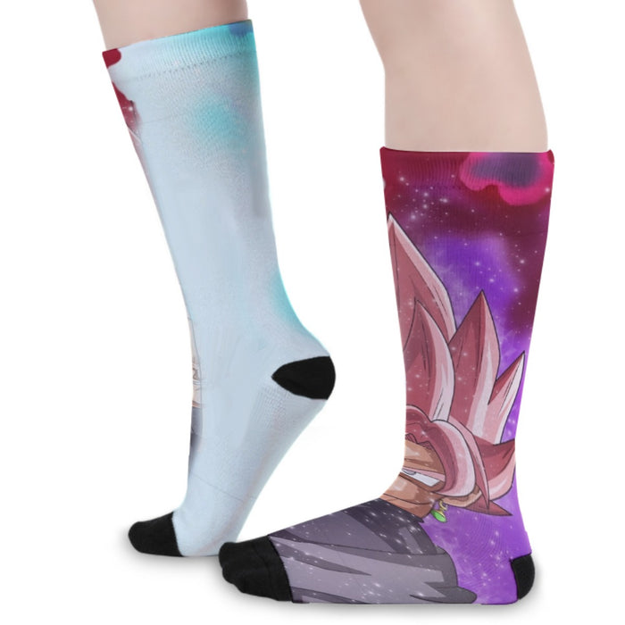 Dragon Ball Z Goku Super Saiyan God & Goku Black Socks