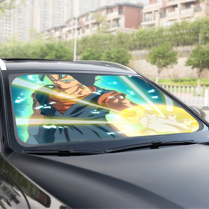 Dragon Ball Vegito Blue Super Saiyan Big Bang Flash Windshield Sunshade