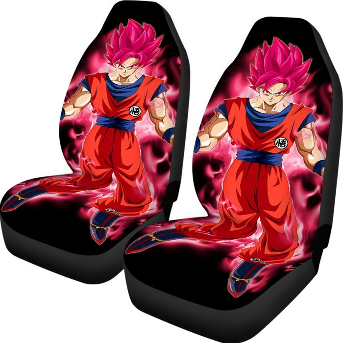 Dragon Ball Super Son Goku Red Kaioken Ultra Instinct Car Seat Cover