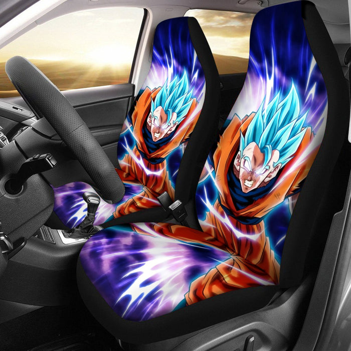 Dragon Ball Goku Blue Super Saiyan Epic Rage Casual Car Seat Cover