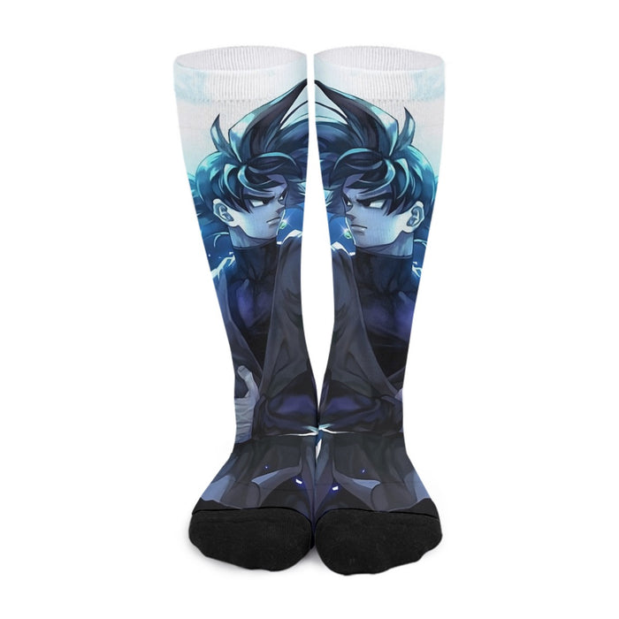 Dragon Ball Super Goku Black Cool Night Blue Sea Socks