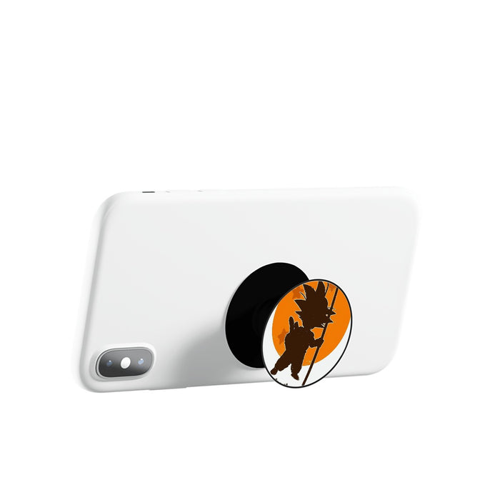 Dragon Ball Z Kid Goku Shadow Logo White Airbag mobile phone holder