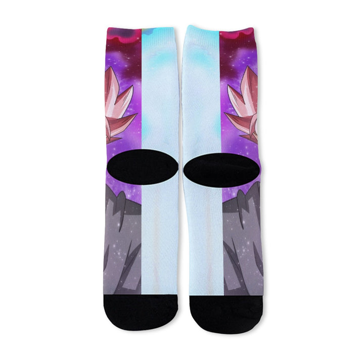 Dragon Ball Z Goku Super Saiyan God & Goku Black Socks