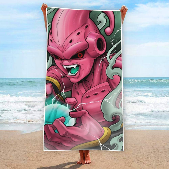 Awesome Majin Buu Attack Beach Towel