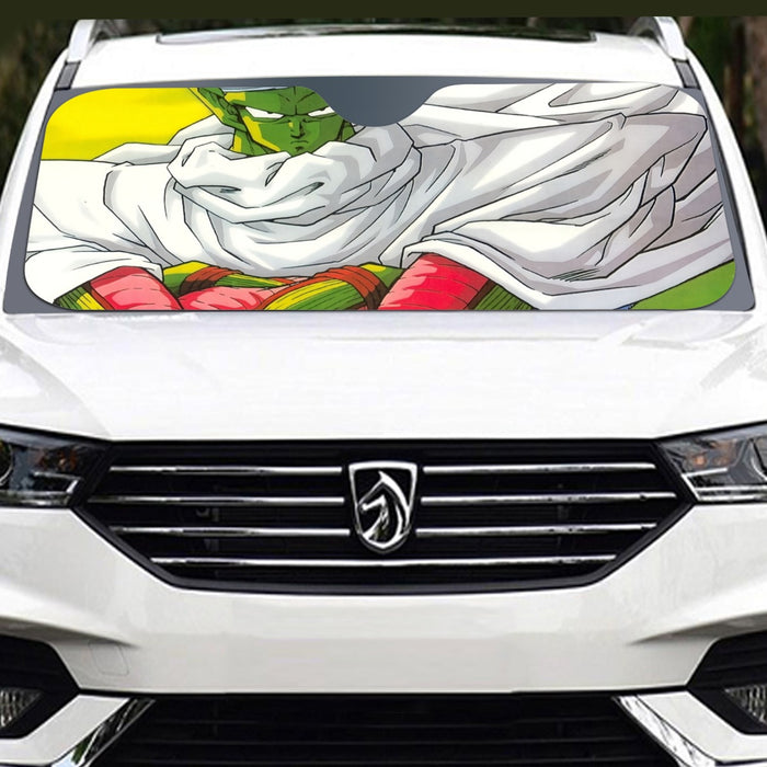 Dragon Ball Angry Piccolo Standing And Ready for Fighting Windshield Sunshade