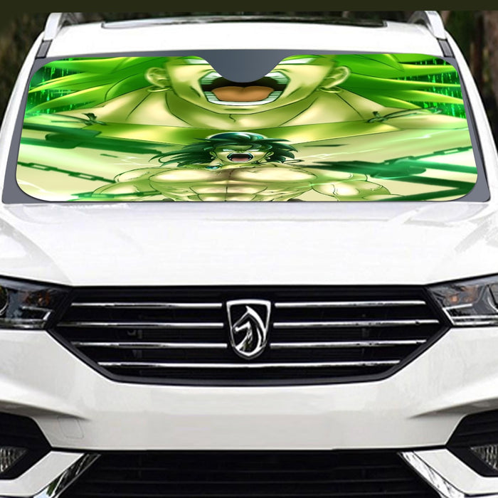 Dragon Ball Legendary Super Saiyan Broly 3D Full Print Streetwear Design Windshield Sunshade