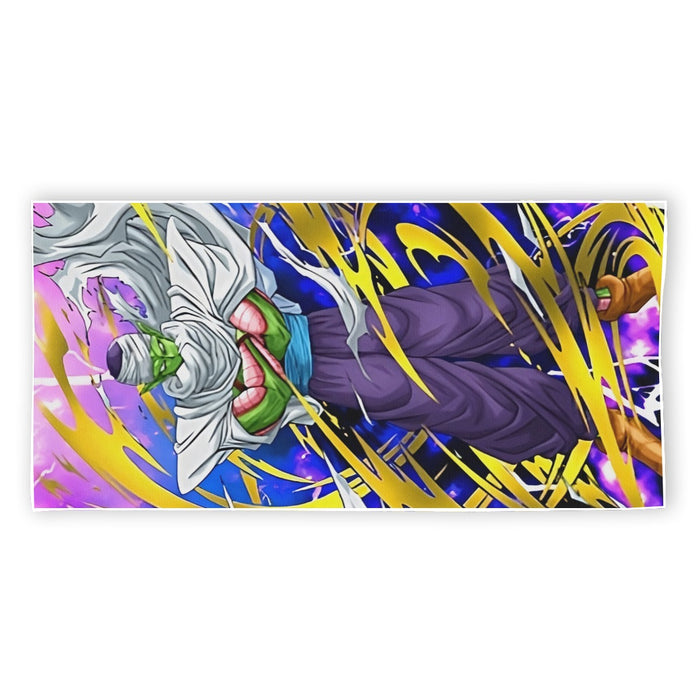 Dragon Ball Angry Piccolo Waiting Fight Aura Yellow Fashion Beach Towel