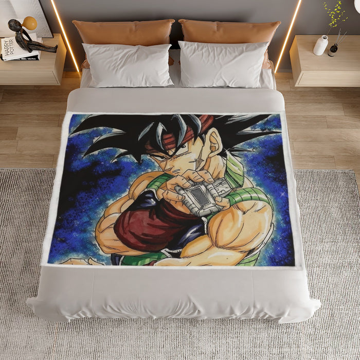 Dragon Ball Bardock Super Saiyan Goku Father Warrior Color Streetwear Household Warm Blanket