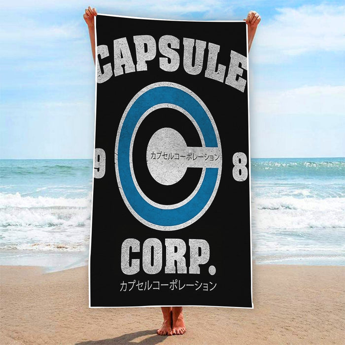 Capsule Corp Baseball  Beach Towel