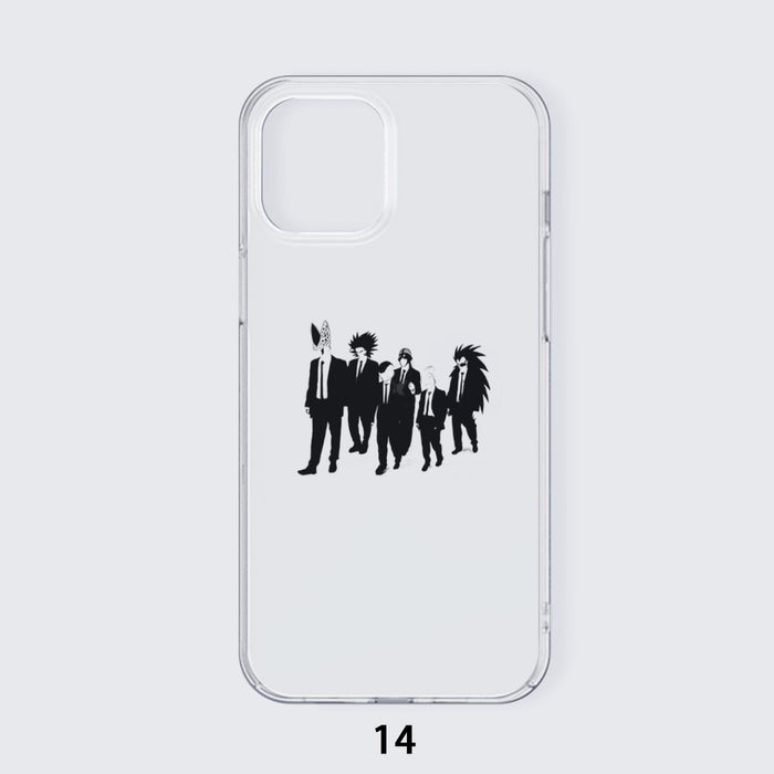 Dragon Ball Characters With Reservoir Dogs Movie Pose Iphone 14 Case