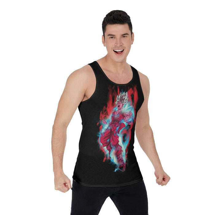 Dragon Ball Super Goku SSGSS Kaioken Tank Top