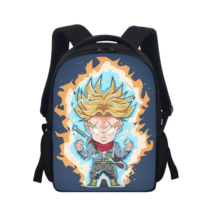 Dragon Ball Future Trunks Saga Super Saiyan Chibi Design Backpack