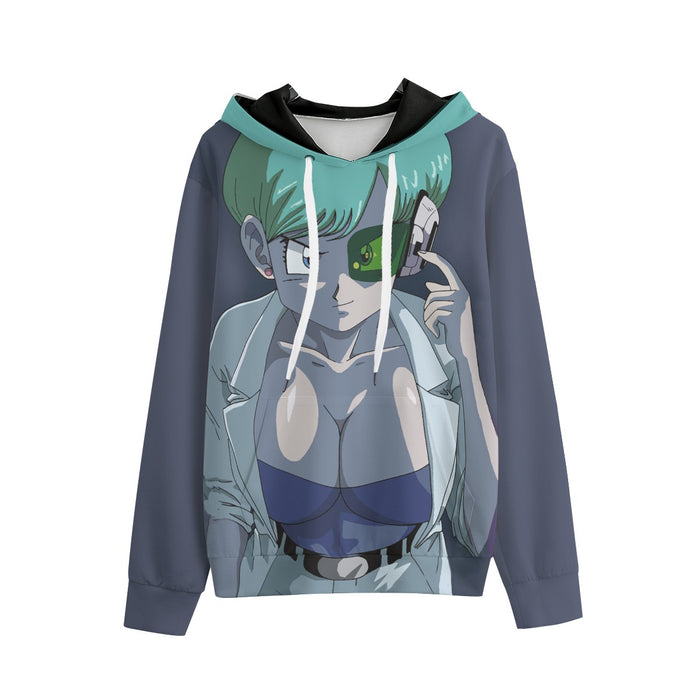 Dragon Ball Bulma Sexy Curve Power Scouter Anime Theme Design Hoodie