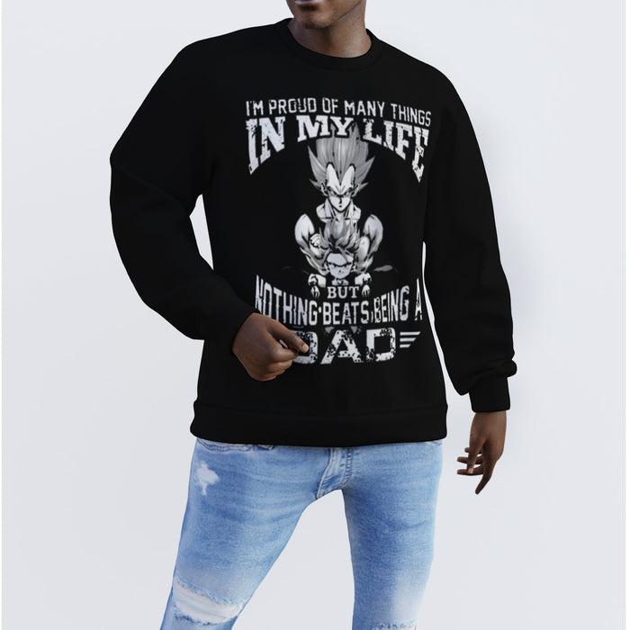 DBZ Vegeta Trunks Parenting Quotes Cool Family Theme Sweatshirt